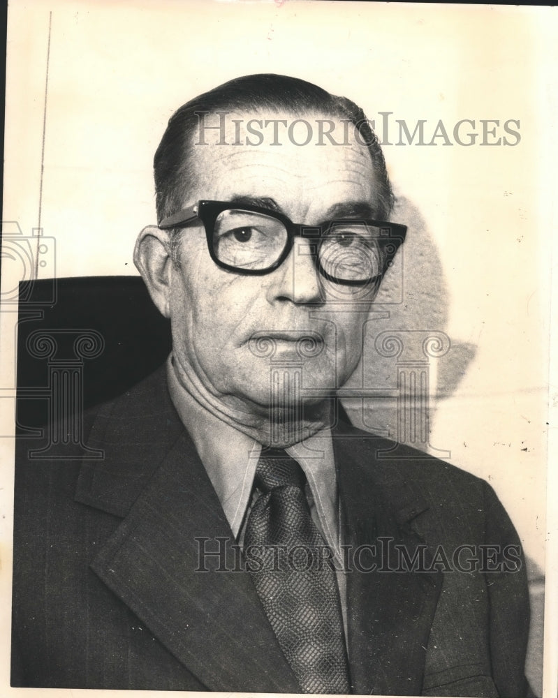 1974 Press Photo Gerald Wallace, brother of Alabama governor - abna17434 - Historic Images