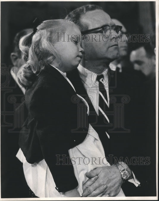 1967 Press Photo Seymour Trammell, George Wallace Aid, and Lee Wallace - Historic Images