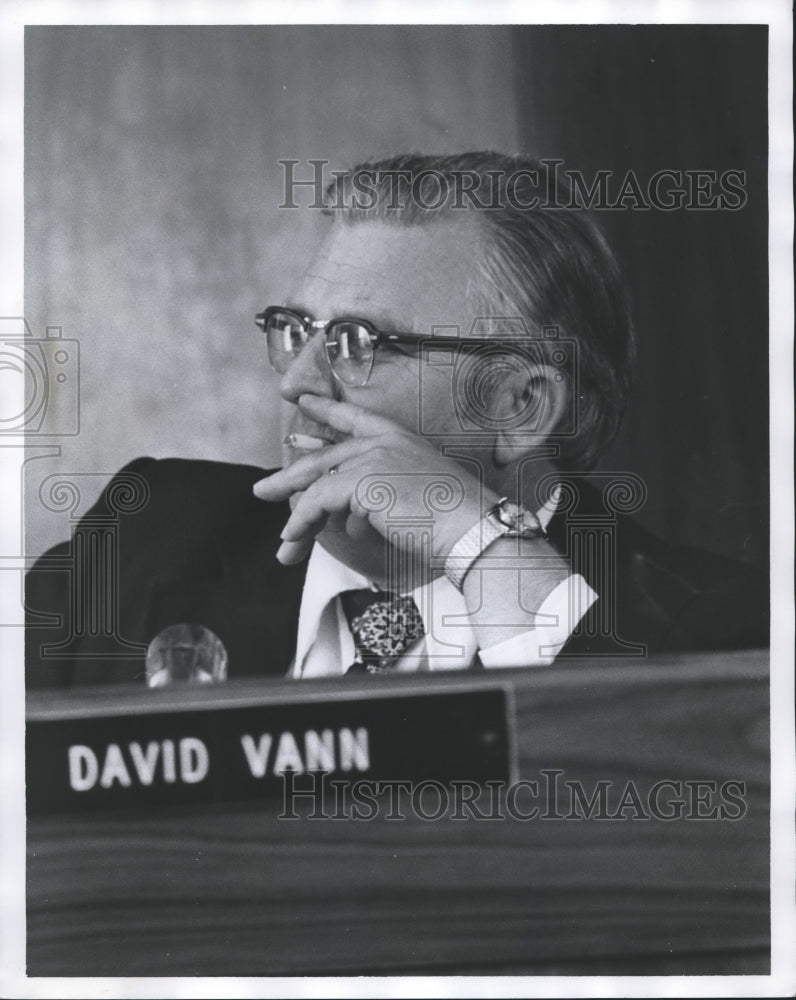 1975 Press Photo City Councilman David Vann - abna17532 - Historic Images