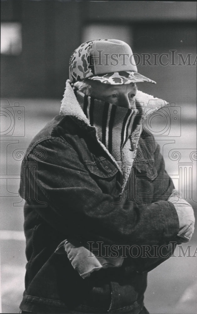 1988, Carl Frey, Center Point man, UAB's Maintenance Department - Historic Images