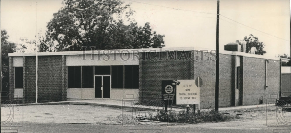 1966 Press Photo Winfield, Alabama - New Post Office Building Almost Completed-Historic Images