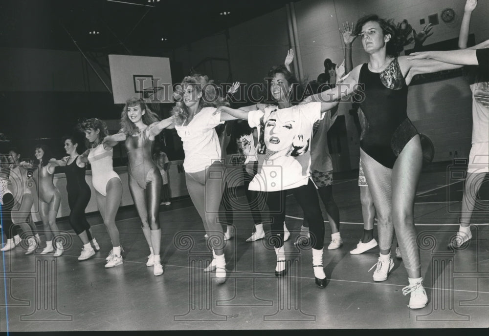 1988 Press Photo Dance Rehearsal for Miss Alabama Pageant - abna17701 - Historic Images