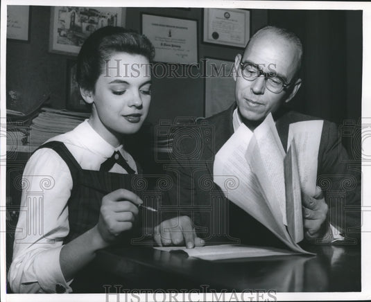 Lili Gentle is shown Where To Sign-Historic Images