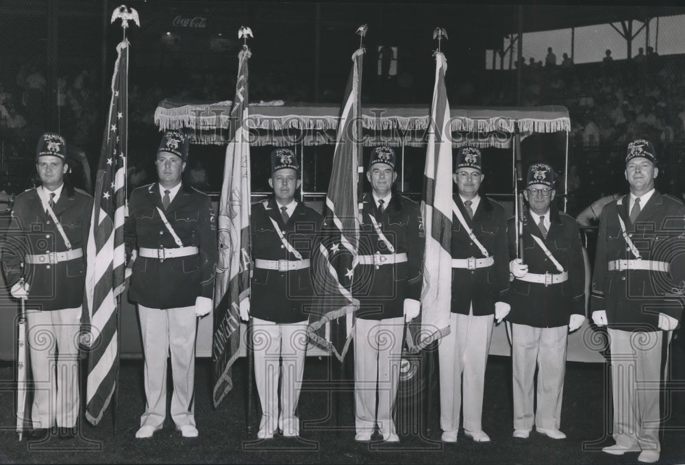 1963 Press Photo Zamora Temple Color Guard - abna17728-Historic Images