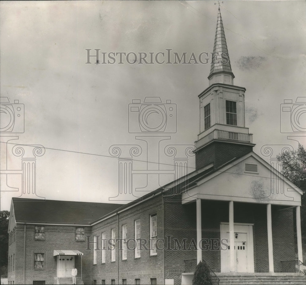 1955 New Educational building of Wilkes Baptist Church in Alabama-Historic Images