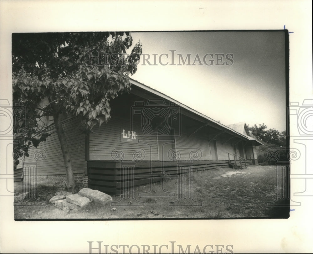 1989 Refurbished Wetumpka Railroad Depot - Historic Images