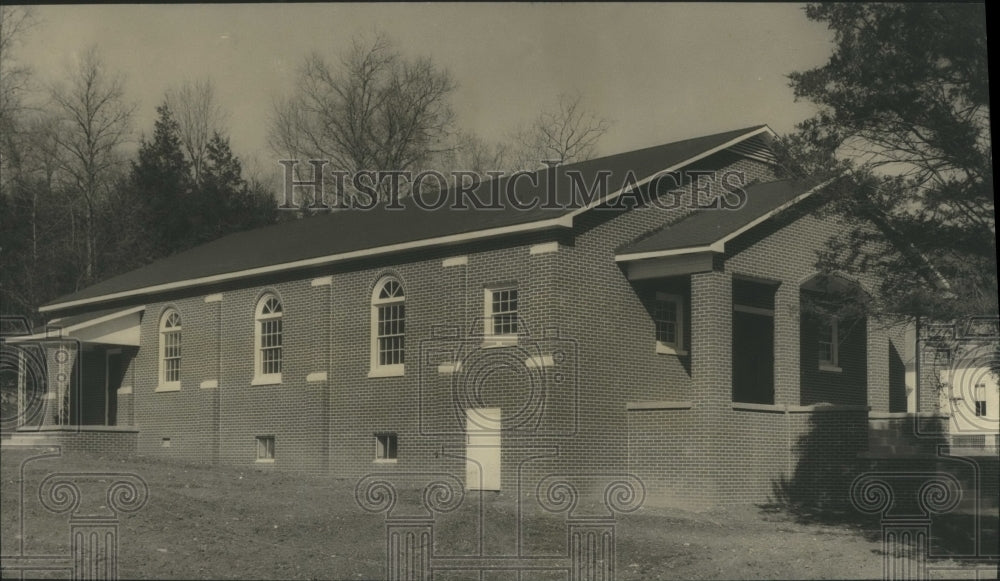 1957 Press Photo Union Primitive Baptist Church, Woodville, Alabama - abna17880-Historic Images
