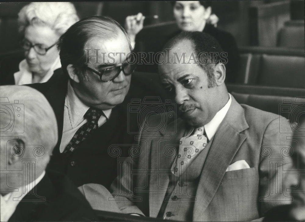 1986 Waverly Johnson, Richard Arrington of Birmingham, Alabama - Historic Images