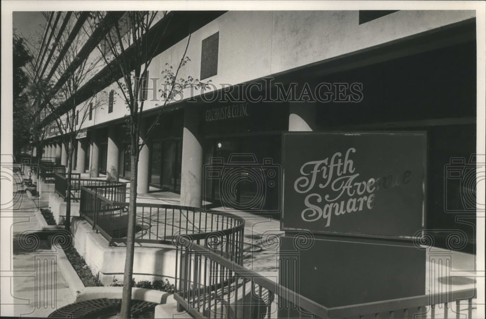 1989 Fifth Avenue Square Buildings, Birmingham, Alabama - Historic Images