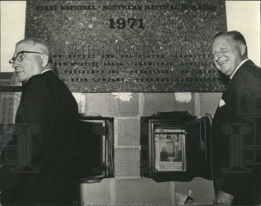 1971 First National Bank, Southern Natural Gas Building Executives-Historic Images