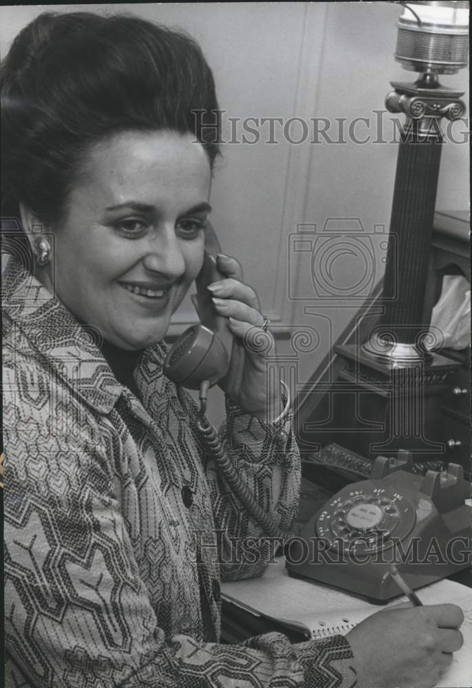 1974, Birmingham Civic Ballet Women&#39;s Committee President Mrs. Baker - Historic Images