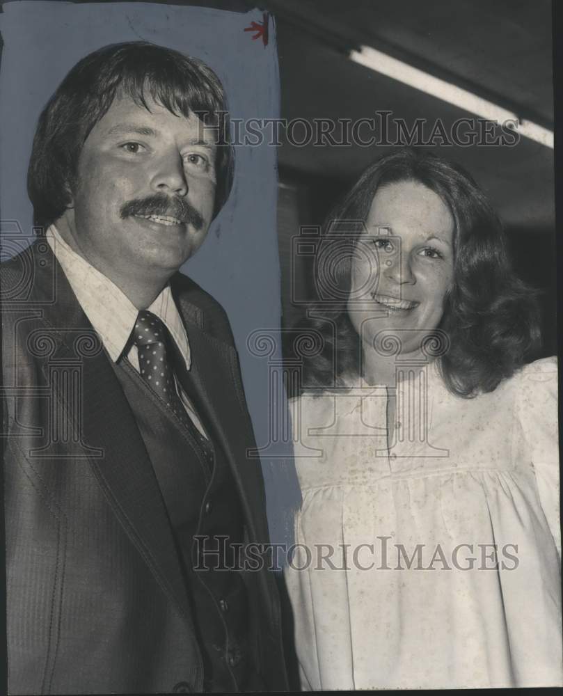 1978, Woman &amp; Alex Baker of the Bessemer, Alabama Chamber of Commerce - Historic Images