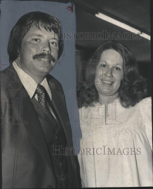 1978, Woman & Alex Baker of the Bessemer, Alabama Chamber of Commerce - Historic Images
