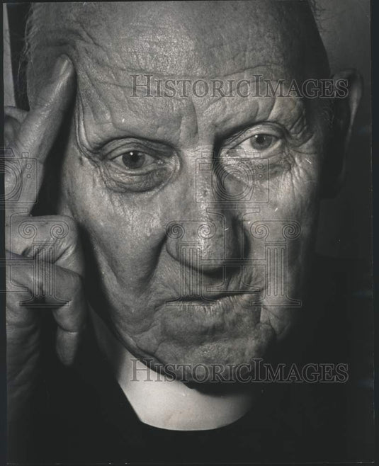 1976, Retired Priest Father Albert Baker - abna18352 - Historic Images