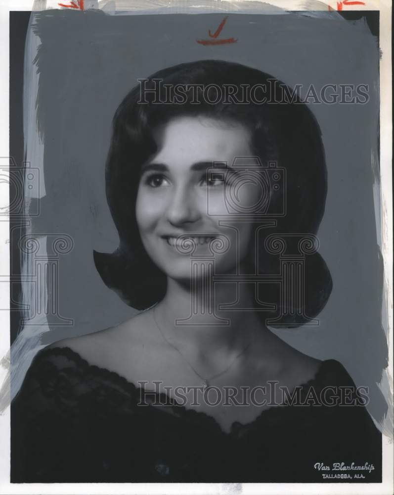 1965 Miss Alabama Contestant Cheryl Perkins - Historic Images