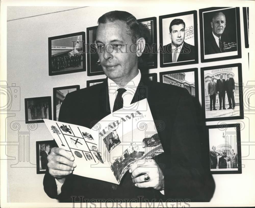 1968, Tom Belvill, Alabama Representative, in Washington office - Historic Images