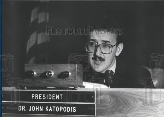 1982 City Council President John Katopodis - Historic Images