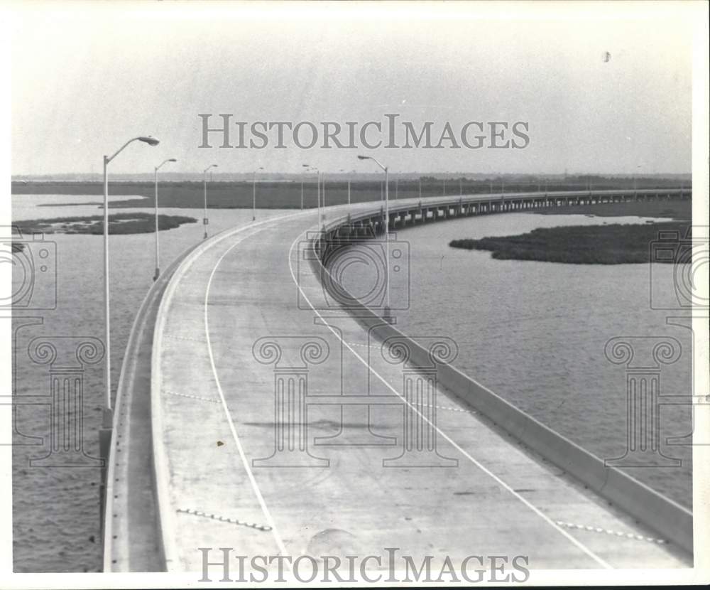 Press Photo Causeway Leading to Land - abna18475 - Historic Images