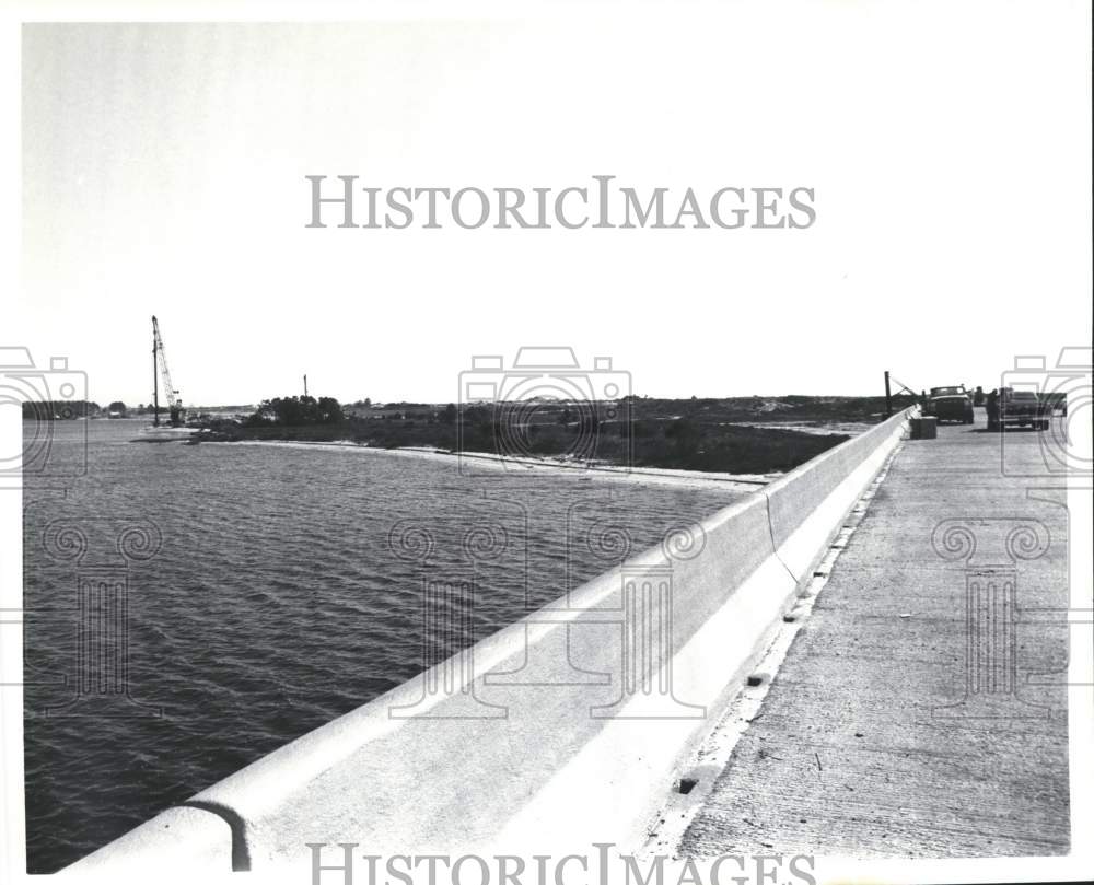 1989 Construction on Naval Station Causeway - Historic Images