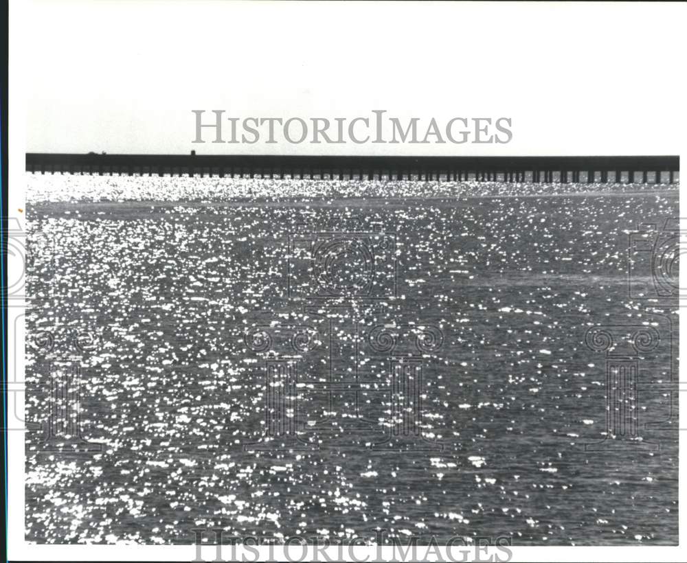 1989, View of Naval Station Causeway over Water - abna18493 - Historic Images