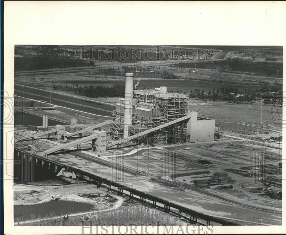 Press Photo Aerial View of Mississippi Power Plant - abna18501 - Historic Images