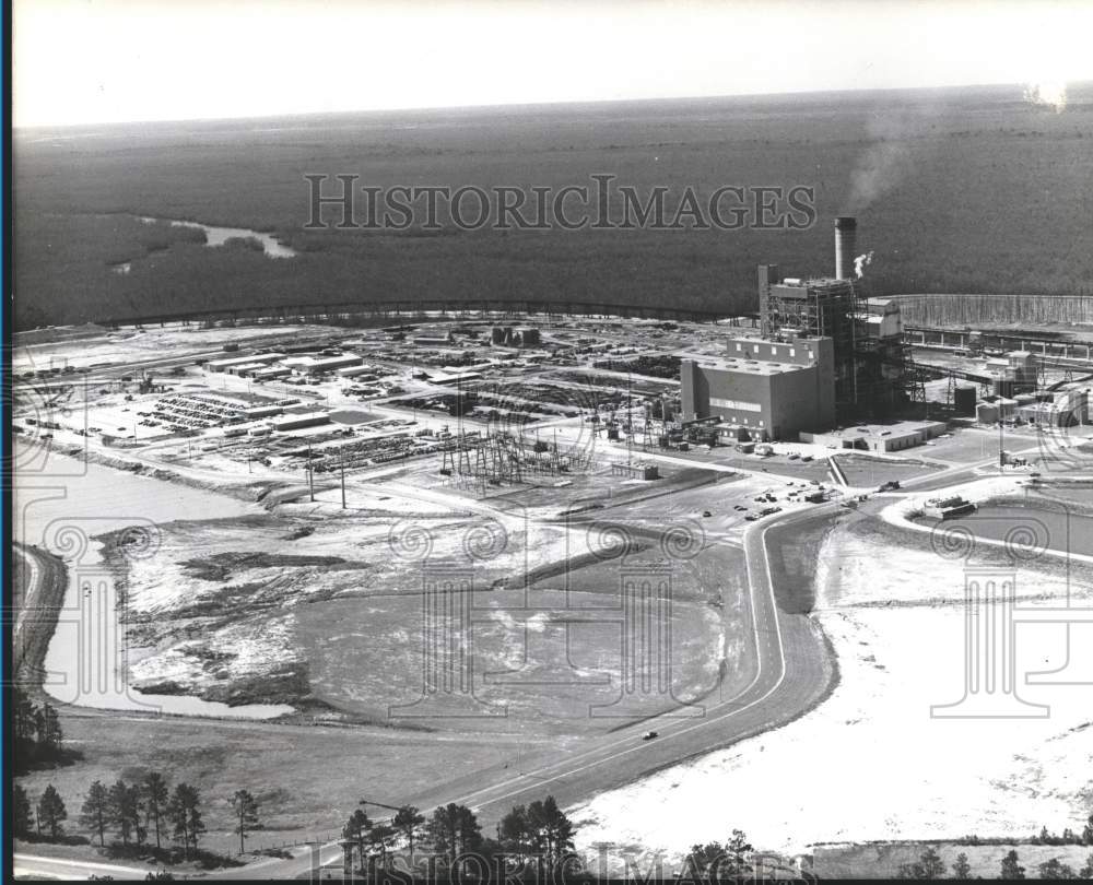 1978 Press Photo View of Mississippi Power Plant and Land Surrounding - Historic Images