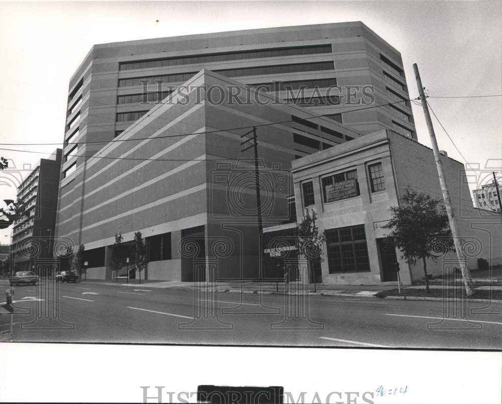 1982 Press Photo Birmingham Office Plaza Viewed from Southwest Corner - Historic Images