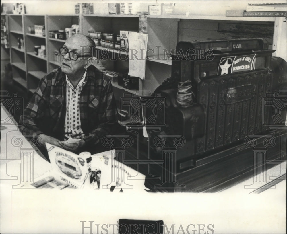 1978 Daniel Williams at his Palmerdale General Store - Historic Images