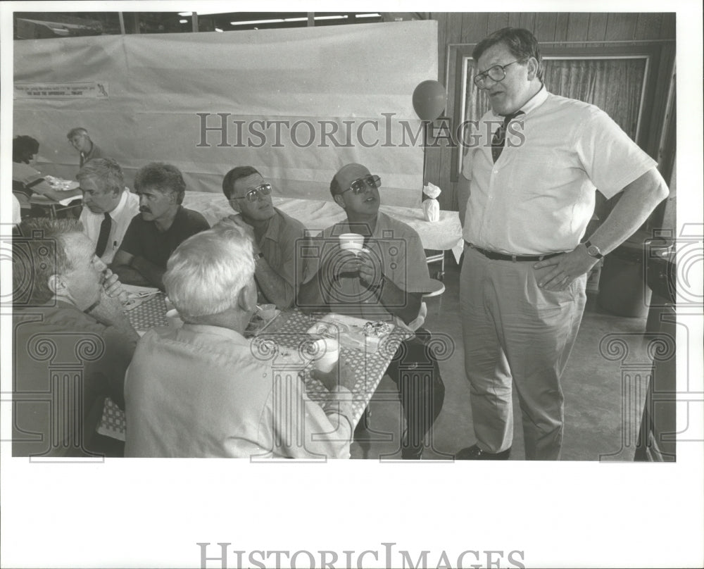 Press Photo Jefferson County, Alabama School Superintendent Bruce Wright - Historic Images