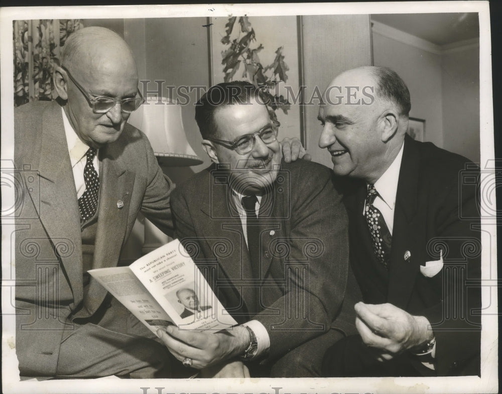 1952 Press Photo Republican Leaders in Favor of Ike - abna18910-Historic Images