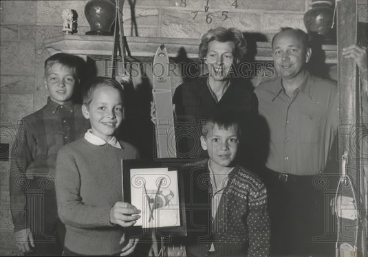 1963, Dr. and Mrs. Robert H. Yoe, Jr. with Family - abna18959 - Historic Images