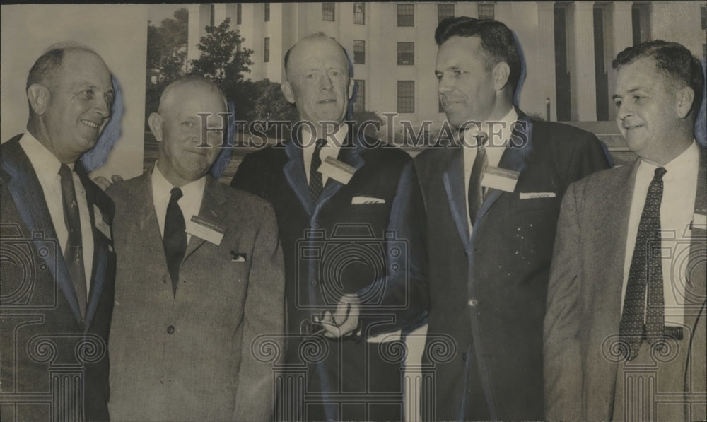 1959 Alabama Soil Conservationists and Agricultural Officials - Historic Images