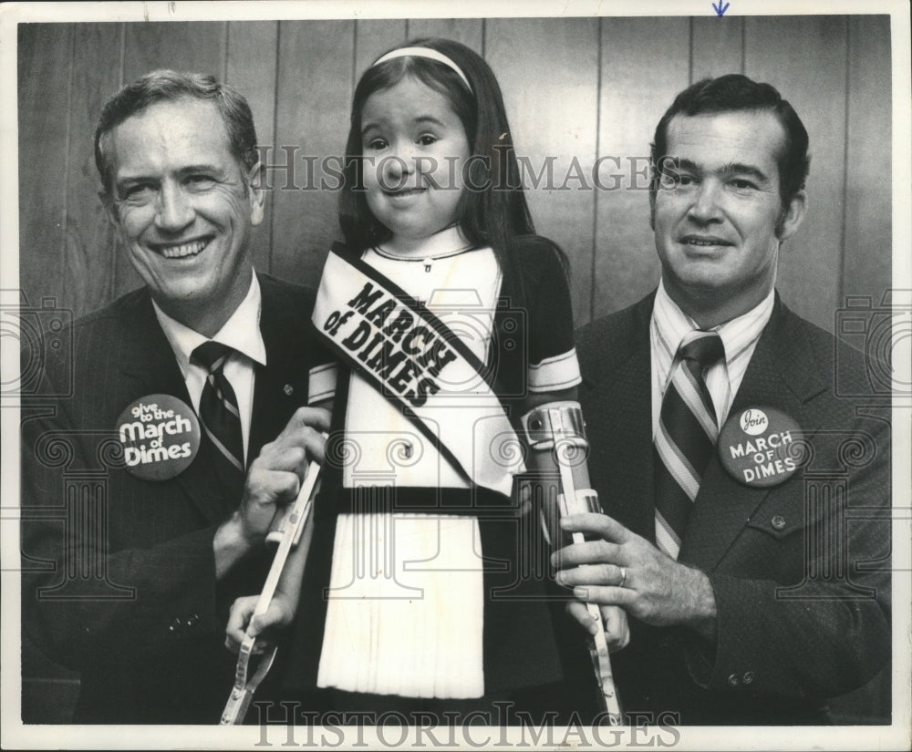 1971 Carmen Donesa, 1972 National March of Dimes Poster Child-Historic Images