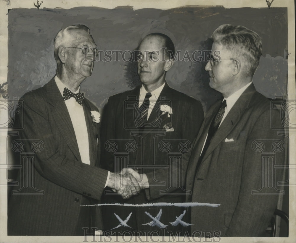 1946, T. C. Young, principal of Ramsay High School, retires, Alabama - Historic Images