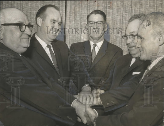 1966, Alabama Mayors, Ray Landrum, Maurice West, John Bensko & others - Historic Images