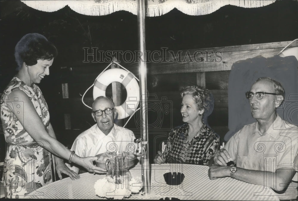 1965, Mr &amp; Mrs Woods, Dr &amp; Mrs Pitts, Les Soiree dance Club, Alabama - Historic Images