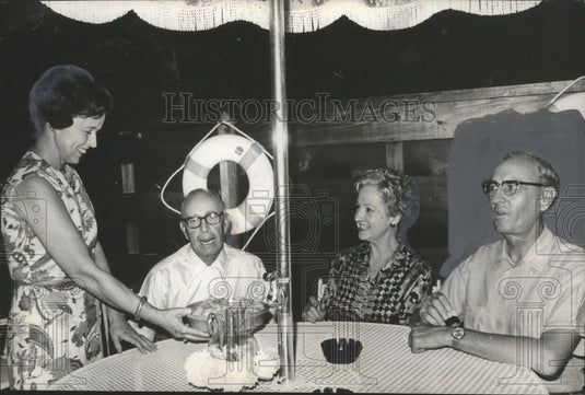 1965, Mr & Mrs Woods, Dr & Mrs Pitts, Les Soiree dance Club, Alabama - Historic Images