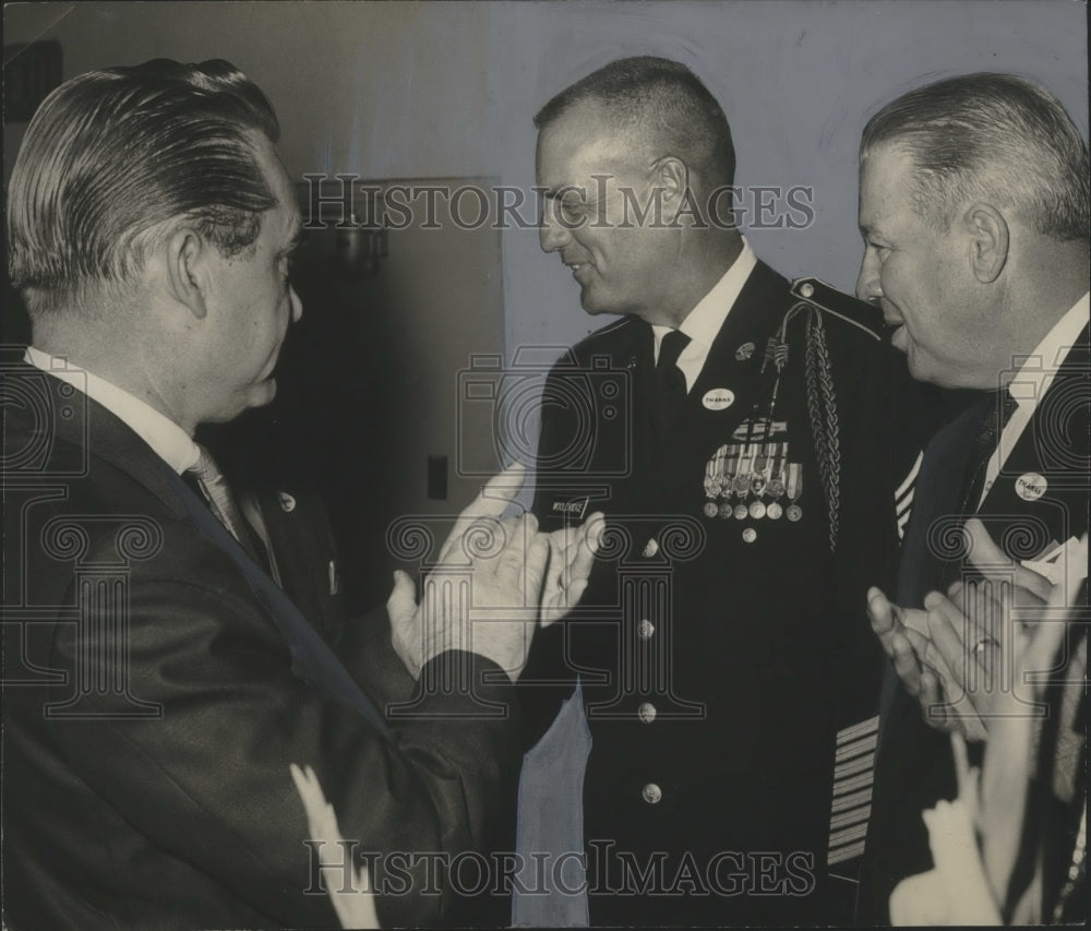 1965 Governor Wallace Greets Sgt. Maj. William O. Wooldridge-Historic Images