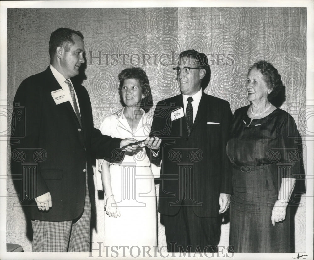 1961 Press Photo Members of Druggist Association - abna19105 - Historic Images