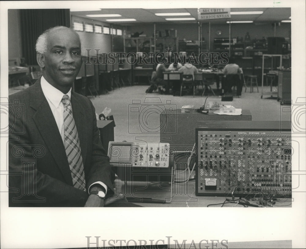 Perry Ward, Lawson State, Electronics Classroom - Historic Images