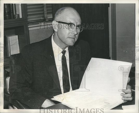 1965 Press Photo Captain Jack Warren, Police department - abna19124 - Historic Images