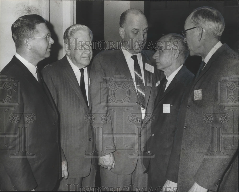 1961, Alabama Bar Association Leaders discuss legal problems, Alabama - Historic Images