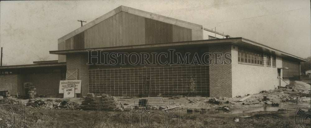 1955 Press Photo National Guard Armory at Bessemer, Alabama - abna19322 - Historic Images