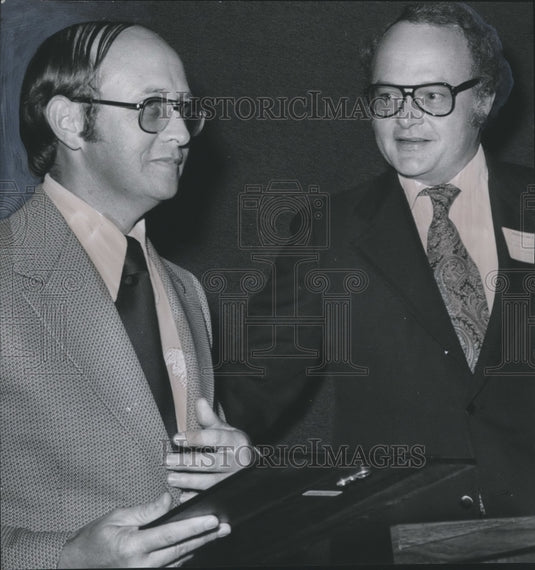 1974 Press Photo Teacher of the Year Roger Wilkins of Troy - abna19373 - Historic Images