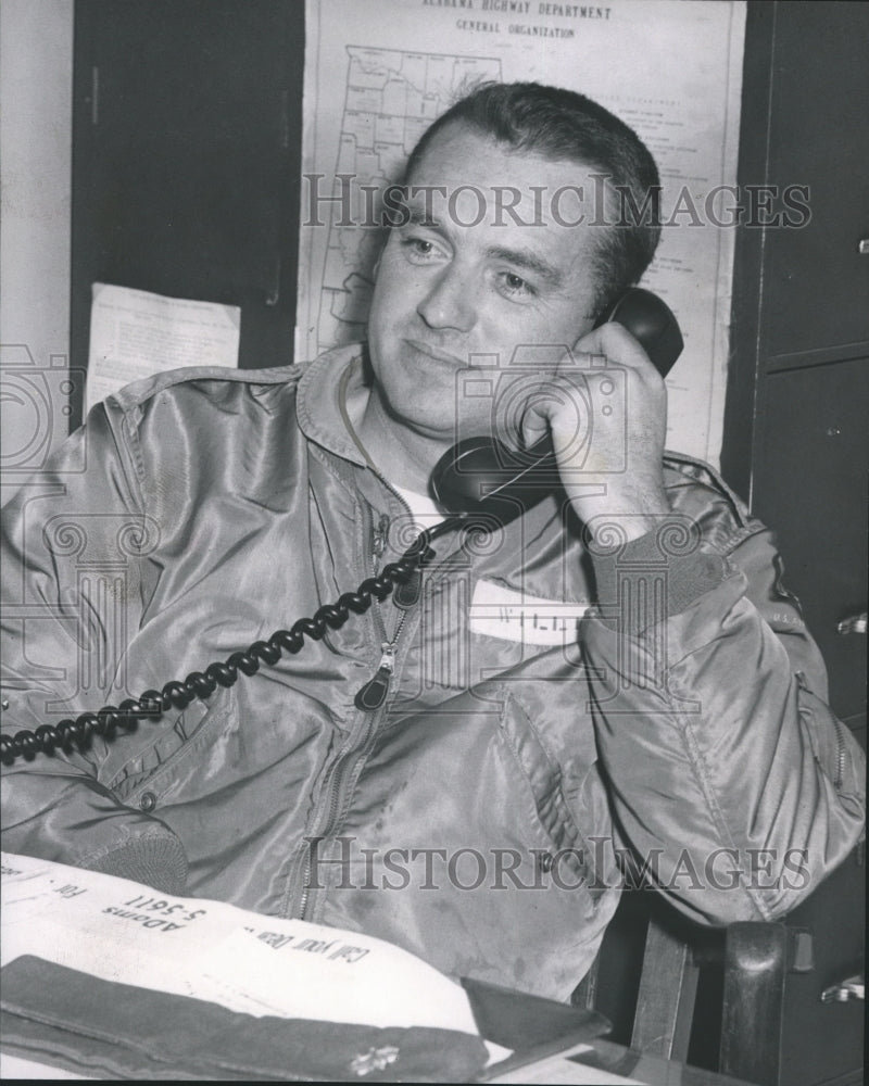 1963 Press Photo Major Devane Williams, Air National Guard, Birmingham, Alabama - Historic Images