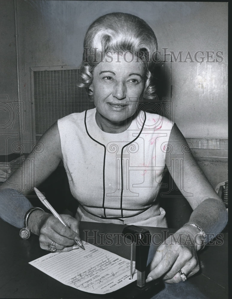 1971 Press Photo President of Alabama Chapter, Mildred Wright, Clubwoman - Historic Images