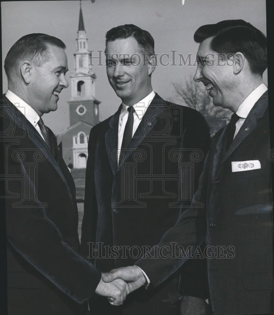 1961 Press Photo Leslie Wright, Howard College & James Paul Jr. & W. Isbell - Historic Images