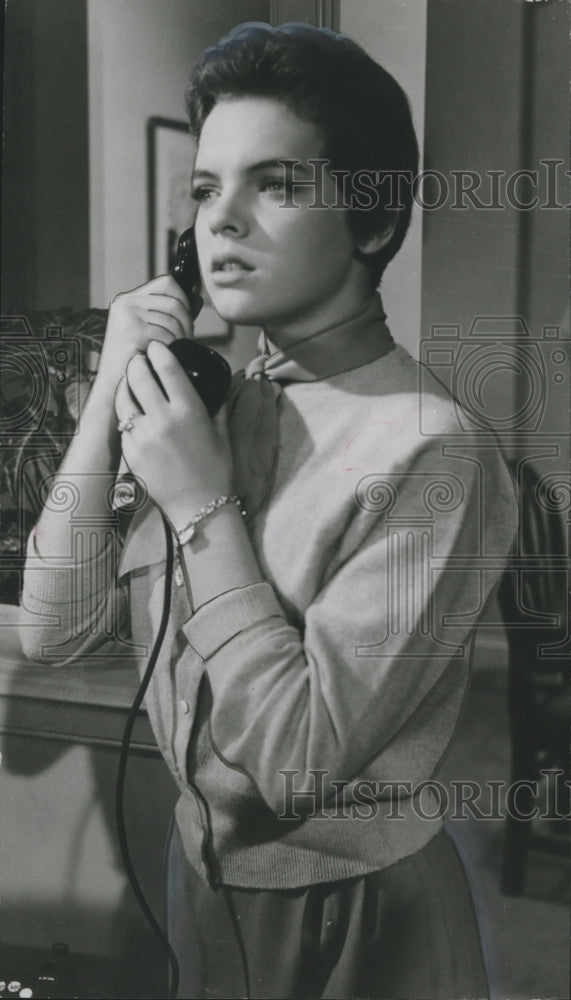 1956 Motion Picture Actress Lili Gentle in "Teenage Rebel" - Historic Images