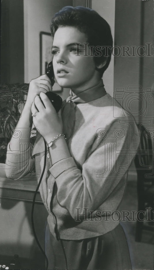 1956 Motion Picture Actress Lili Gentle in "Teenage Rebel" - Historic Images