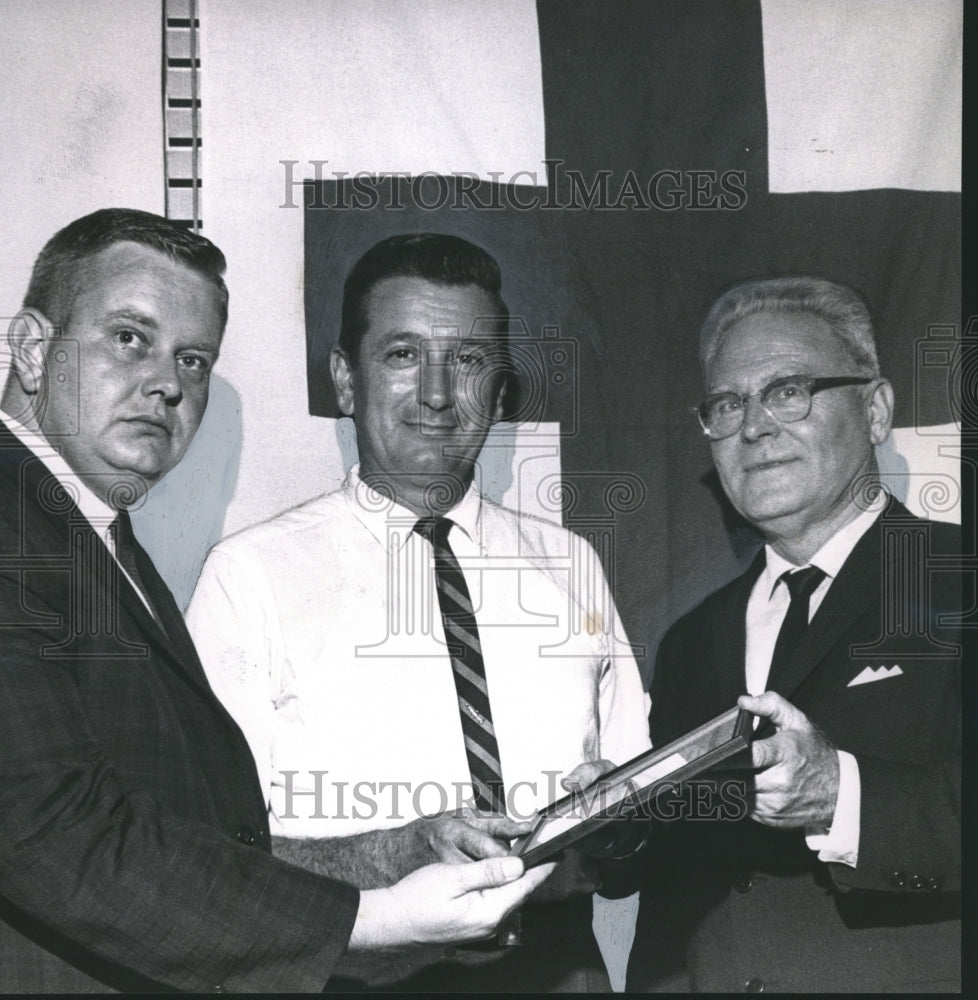 1963 Walter Wilson, Ted Zickos, E.B. Norton at Red Cross Awards-Historic Images